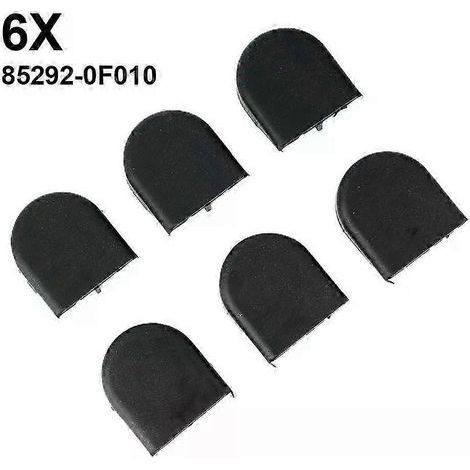 Lot de 6 cache-écrous de bras d'essuie-glace de rechange pour Toyota Yaris, Corolla et Verso (accessoires auto) JXLGV (1/5)