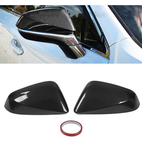 Modification de voiture : Coques de rétroviseurs en fibre de carbone pour Lexus RX350, RX450H, NX200 et NX300 (2016-2022) (Conduite à droite) (1/5)