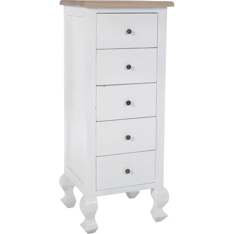 Commode Kora Nature / Blanc (1/5)