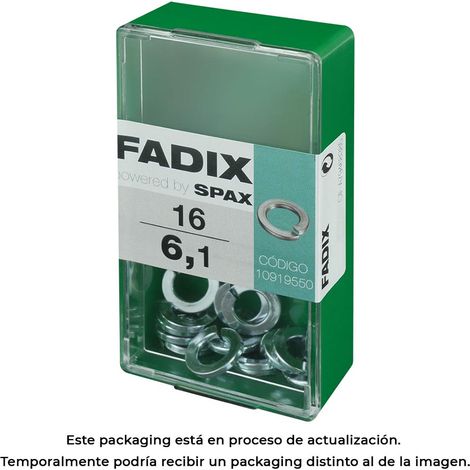 CAJA S 16 unid. ARANDELA PRESION 6,1mm FADIX (1/3)