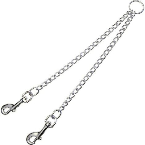Gancio Guinzaglio 2 Cani Gloria 3mm x 25 cm (1/5)