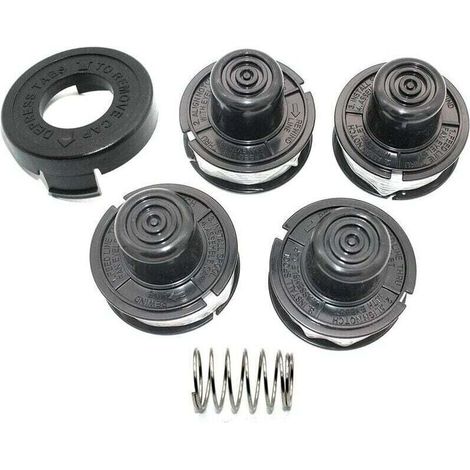 Bobine et fil à alimentation par choc pour Black & Decker GL250 GL310 GL360 GLC500 82300 82310 82312 CST500 CST800 GE600 GE800 GLC12 GL250 GL310 GL360 GLC500 ST200 ST300 ST400 ST1000 RS-136, 4 pièces (1/5)