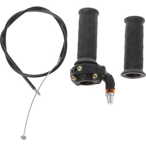 Poignée d'accélérateur Twist + Câble pour 47cc 49cc Mini Dirt Bike Quad Pocket (1/5)