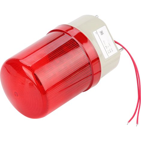 Voyants d'avertissement à LED rouge, alarme acousto-optique, gyrophare, stroboscope à LED d'urgence 220 V (1/5)