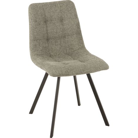 Chaise métal gris clair Babie L 45cm (1/5)