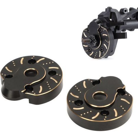 Boîtier D'entraînement De Portail Extérieur - Laiton - Pour Axial Capra SCX10 III AR45P 1/10 - 2 Pièces (1/4)