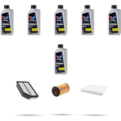 Kit tagliando 3 FILTRI e 6L OLIO compatibile con Honda CR-V III 2.2 103kw dal 2007 (1/5)