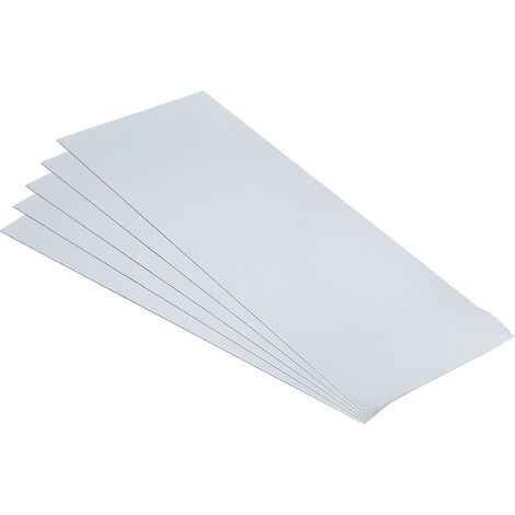 5Pcs Tôle D'Acier Galvanisée, 10x25cm Panneaux de Tôle D'Acier Galvanisés 0.8mm Épais Feuille de Connecteur en Bois Métallique pour la Fixation Des Solins de Toit, Réparation (1/5)