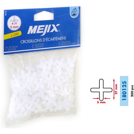 Croisillons d'écartement 5 mm MEJIX