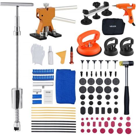 Kit de Débosselage de Carrosserie sans Peinture 100PCs (1/5)