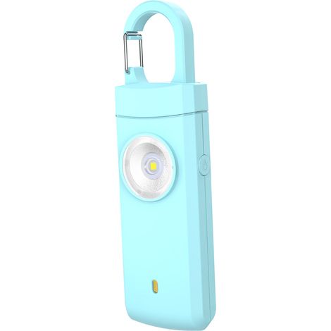 Alarme de sécurité personnelle sonore et lumineuse 130 dB rechargeable, alarme d'urgence pour femmes, enfants et personnes âgées (1/4)