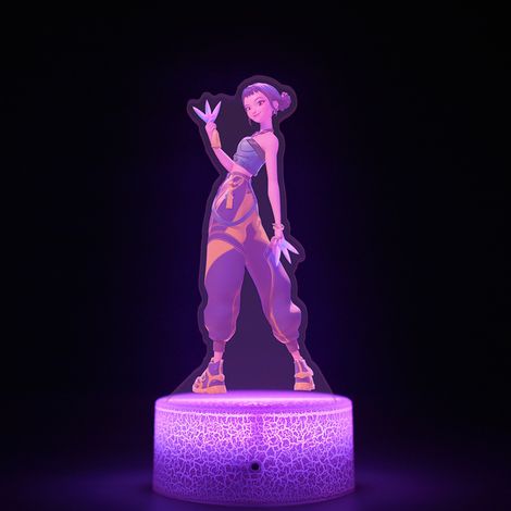 Produit périphérique K-POP KPop Demon Hunters avec veilleuse télécommande 16 couleurs imprimée à l'intérieur. (1/5)