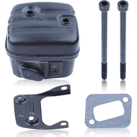 Silencieux d'échappement avec support de joint de vis de fixation pour Husqvarna 350 353 346XP 345 340 E EPA tronçonneuse 503862803 Remplacer la pièce (1/5)