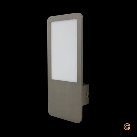 [NEUWERTIG] B-Ware Wandlampe Stephanie Leuchte Led Nickel Silber Dimmbar Innen Beleuchtung 3000 K