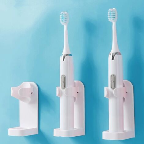 Nouveau support de brosse à dents électrique universel, étagère de salle de bain, support mural permettant de gagner (1/5)
