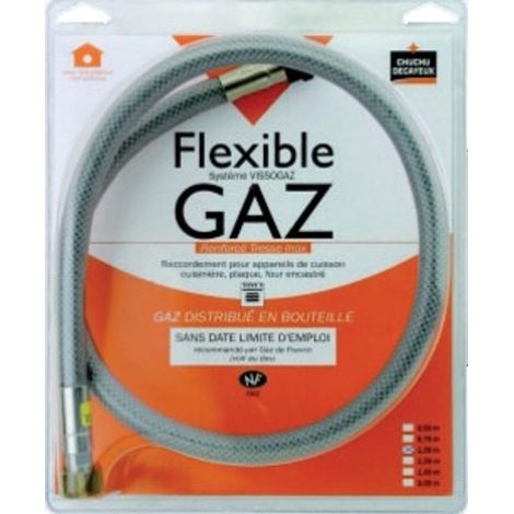 Flexible Butane - Flexible NF INOX garantie à vie Butane / Propane 2.00ml (1/5)