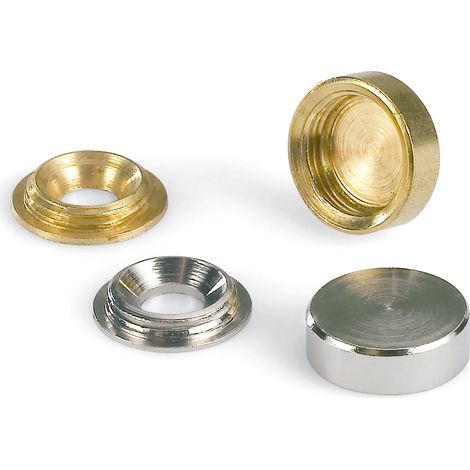 Caja de: 25 Uds. Embellecedor Inox Liso D-16Mm