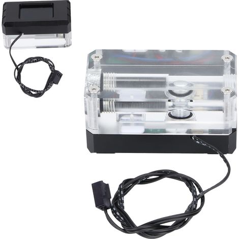 Thermomètre à eau avec indicateur de température du processeur et affichage numérique LED pour la surveillance de la température de l'ordinateur (1/5)