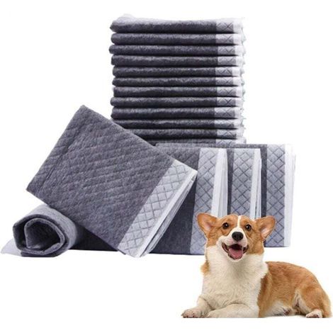 Tapis éducateur pour chien, tapis jetables pour l'apprentissage de la propreté, super absorbants et neutralisant les odeurs, anti-fuites, 33 x 45 cm (1/4)