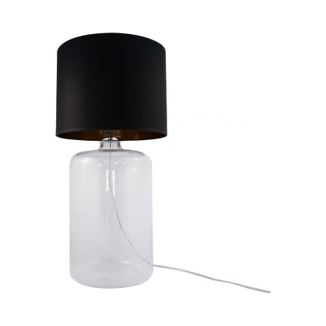 Lampe de table transparente Amarsa 5508BKGO