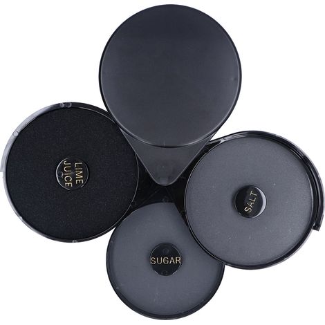 Plateau à 3 niveaux pour le rangement du sucre, du sel et du jus de citron vert, outil de barman pour cocktails, bar à domicile et accessoires de fête (1/5)