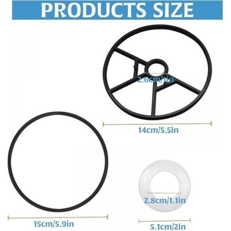 3 pièces filtre piscine for Hayward SPX0714T, pièces rechange pour pompe piscine à valve for Hayward Vari-Flo Xl Valve and SPX0714CA, pièces rechange pour pompe piscine, pièces de filtre à sab (1/5)