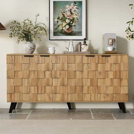 mobile contenitore 160,5 cm 4 porte legno spazioso HAVRYA (1/5)
