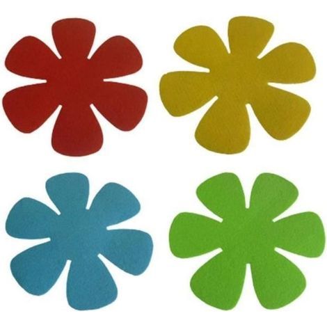 Lot de 8 protections de casseroles et poêles pour éviter les rayures séparées et pour protéger les surfaces (1/4)