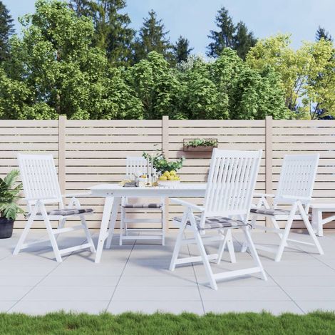 4 pcs Coussins de chaise de jardin Coussin de siège Coussins pour Fauteuil de Jardin carreaux gris 50x50x3 cm DHNET3904445 (1/5)
