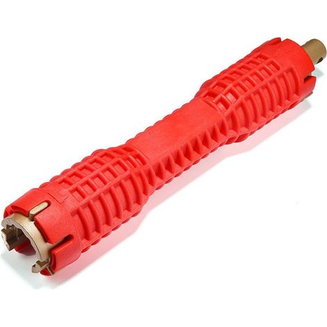 Clé à Pipe Multi-usages, Clé à robinet, multifonctions Changez L'outil De Robinet Outil de réparation pour Robinet et évier Plombier Clé à Douille Outils de plomberie Clé à Tuyau pour Cuisine (1/5)