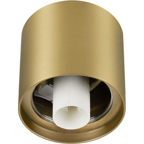 Plafonnier VARYT intérieur rond simple 6W E14 laiton sans abat-jour - SLV - 1008102