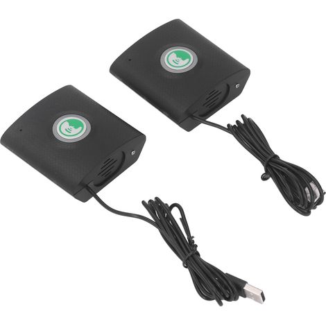 Interphone bidirectionnel sans fil intelligent, sonnette, communication longue portée, son clair et puissant, pour la sécurité de la maison et du bureau, noir (1/5)