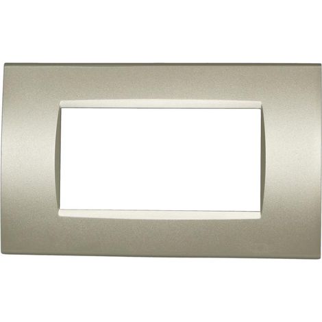 PLACCA 1004-11 4P CHAMPAGNE/LGT TECNOPOLIMERO (1/3)
