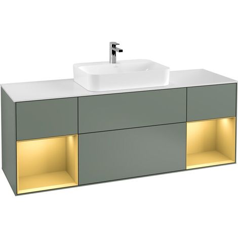 Villeroy & Boch F451HFGM Meuble sous-lavabo Finion F45 (1/2)