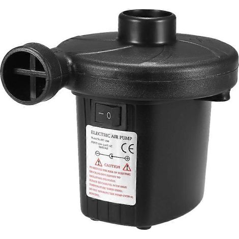 Pompe à air électrique, compatible avec diverses utilisations telles que le camping, la voiture et la maison, assure un gonflage rapide et dispose d'une prise standard européenne. (1/5)