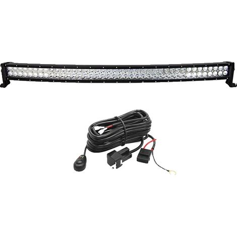 Lichtleiste, gebogenes Design, zweireihige Ausführung, 240 W mit Verkabelungssatz (1/2)