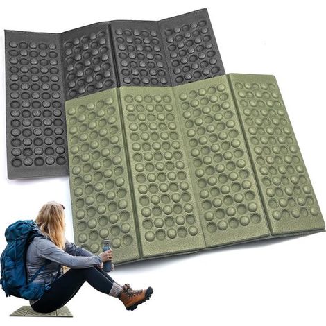 Faltbares Sitzkissen 1 Stück Sitzmatte für draußen Hält warm und trocken Wasserdichtes faltbares Kissen Ideal für Outdoor-Aktivitäten wie Wandern (1/5)