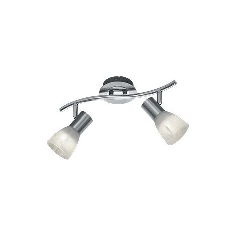 TRIO LEUCHTEN PLAFONNIER LED ''LEVISTO NICKEL MAT/VERRE D'ALBÂTRE BLANC 871010207 (1/3)
