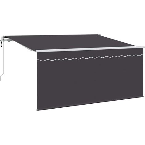 Maison Exclusive - Einziehbare Markise Anthrazit 300 x 200 cm