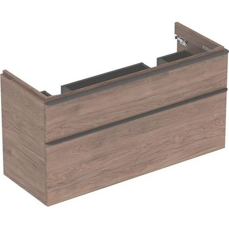 Geberit Smyle Square Waschtischunterschrank für Doppelwaschtisch, (1/5)