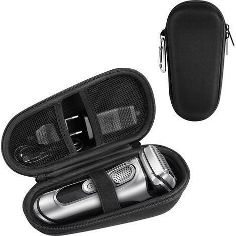 Custodia da viaggio per rasoio elettrico, borsa in EVA per rasoio elettrico per Braun Serie 3s/5s/7s/9s, custodia rigida protettiva per Braun Serie 3/5/7/9s, custodia da viaggio per rasoio. (1/5)