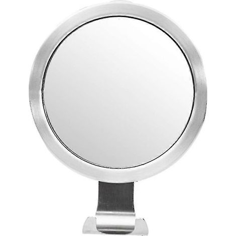 Miroir de salle de bain antibuée avec ventouse, fixation murale, pour la douche et le rasage. (1/5)