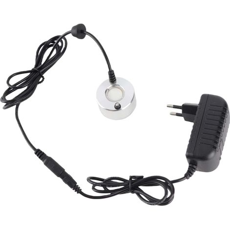 Humidificateur d'air ultrasonique pour atomiseur d'étang de fontaine d'eau de brumisateur 24V avec adaptateur pour les fontaines d'intérieur ou d'extérieur, l'eau et le bureau. (1/5)