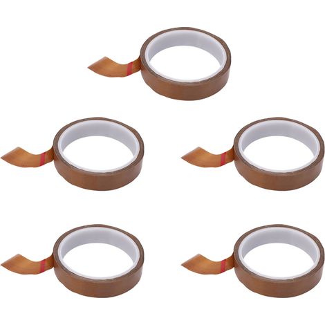 5 Rubans résistants à la chaleur 300°C, 0,02 X 10m, antistatiques, anti-usure, pour usage industriel. (1/5)