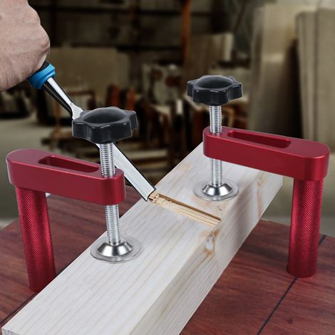 Schnellspannzwinge für Holzbearbeitung (19 mm), Tischdruckplatte, Spannzwinge, Handspannzubehör aus Aluminiumlegierung, Heimwerkerwerkzeug (1/5)