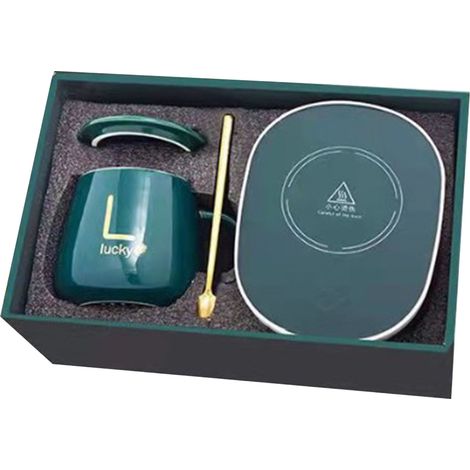 Tassenwärmer-Set mit konstanter und gleichmäßiger Temperatur. Tassenwärmer aus hochwertiger Keramik. (1/5)