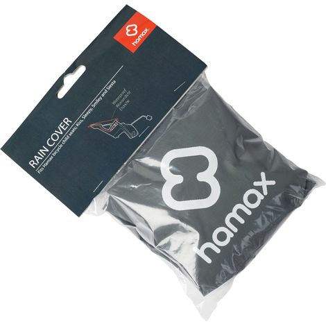 Housse De Pluie Siège Vélo Enfant - Protection Grise Imperméable - Hamax