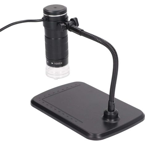 Endoscope portable à grossissement 3 en 1, microscope numérique HD USB avec support flexible pour téléphone portable