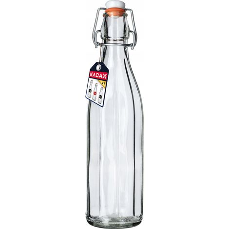 KADAX Universale Flasche mit Bügelverschluss, Bügelflasche, 750ml, 1 Stück