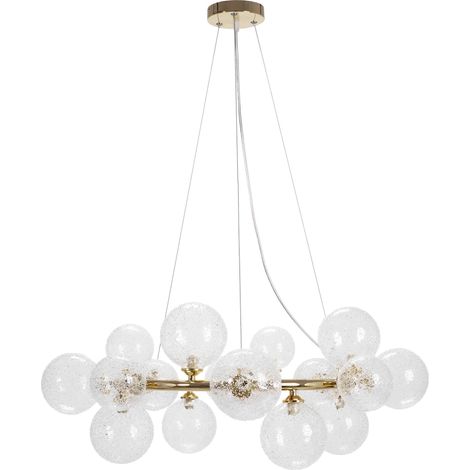 LÁMPARA de SUSPENSIÓN CRISTAL APP907-20CP 20-PUNTOS de LUZ G9 82X82X28CM AJUSTABLE (1/5)